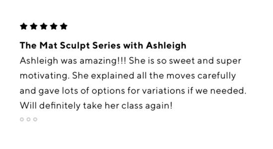 pilates by ashleigh